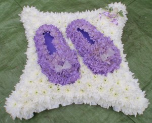 3D Lilac Slipper Tribute, Haywards Heath