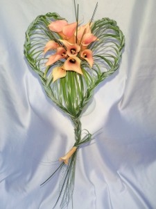 Plaited Heart Bouquet, Haywards Heath
