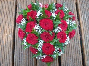 Red Rose Heart Tribute, Burgess Hill