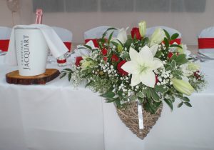 Rose And Lily Top Table Decoration