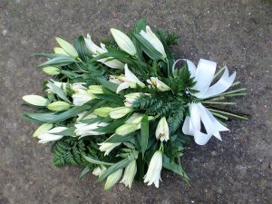 White Lily Tied Sheaf