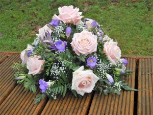 Pink Rose And Lilac Freesia Posy